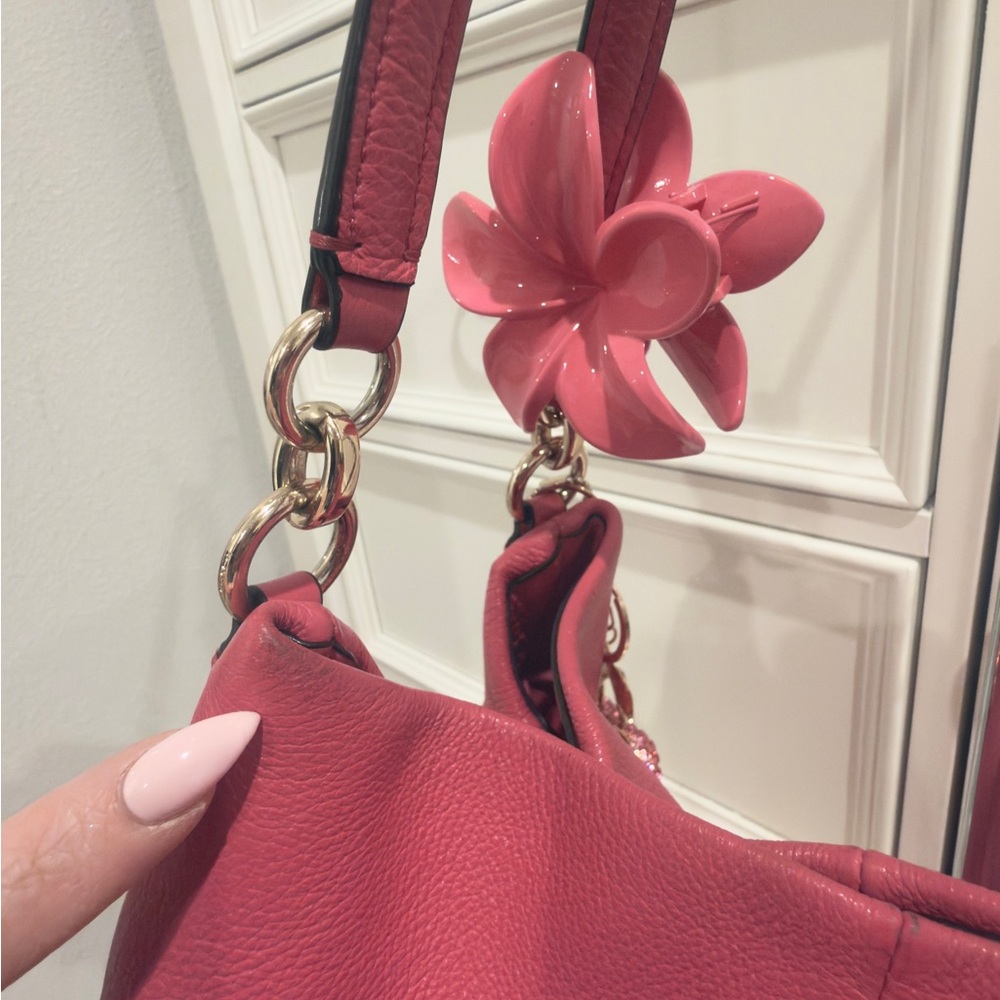 💖 SOLD - Coach Madison Phoebe Pink Leather Hobo Shoulder Bag - Picture 13 of 17